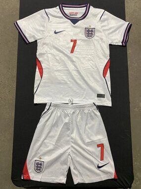Kids Bukayo Saka White 2026 World Cup Soccer Jersey Suit